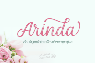Arinda Font: Casual Calligraphy for Editorial Design
