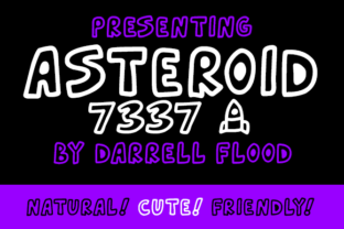 Asteroid 7337 Font: Playful Typography for Digital Brands
