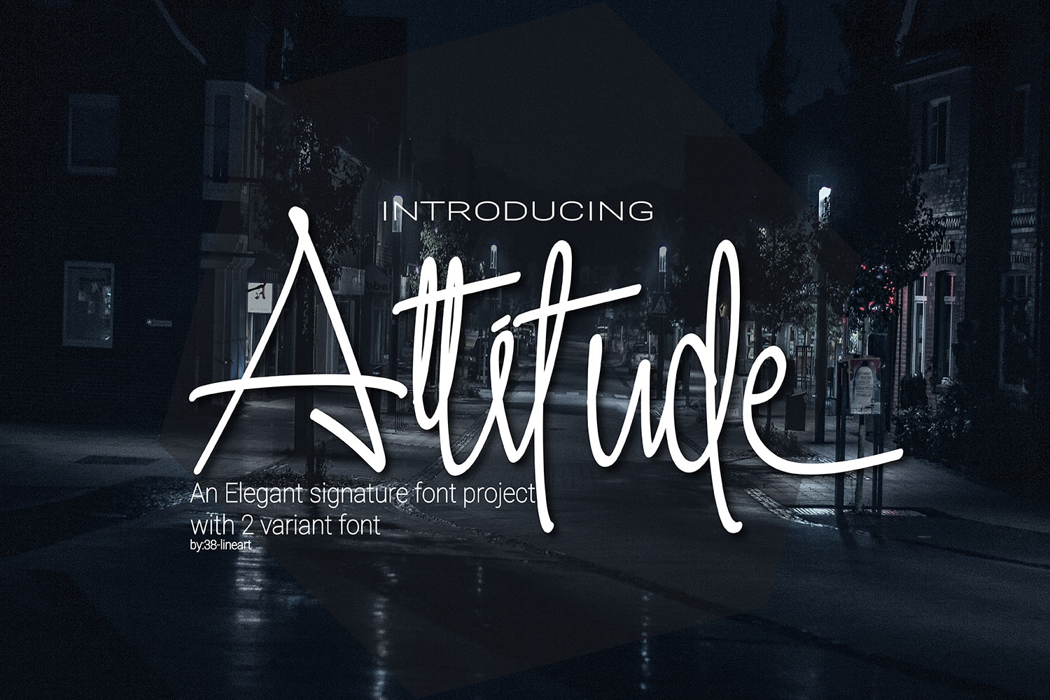 Attitude Font: Elegant Script for Handmade Products