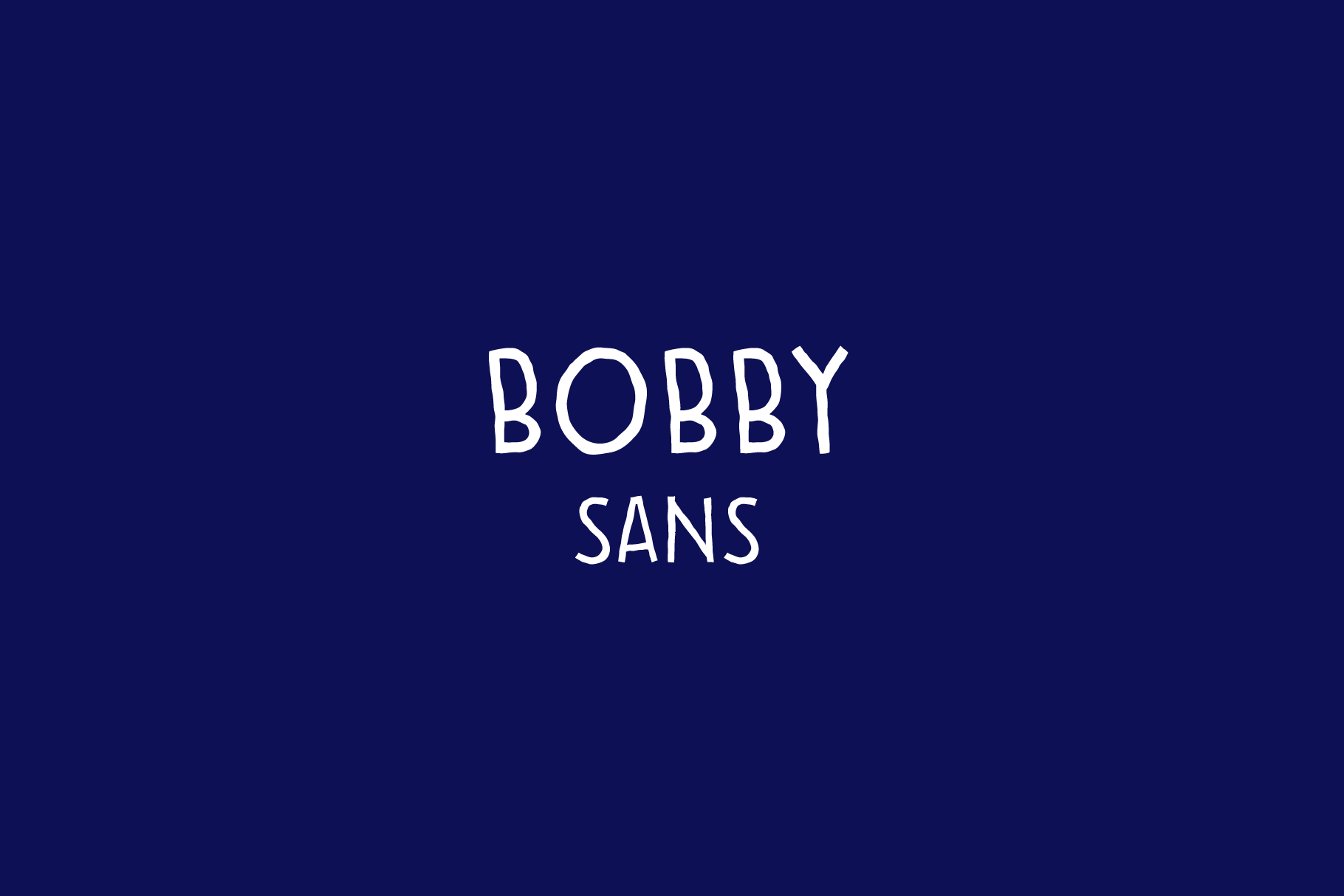 Bobby Font: A Handwritten Sans Serif for Editorial Design