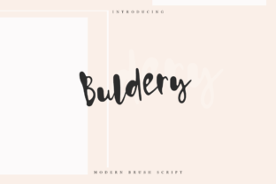 Buldery Font: Handcrafted Script for Modern Web Design
