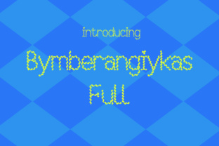 Bymberangiykas Full Font for Playful Marketing Graphics
