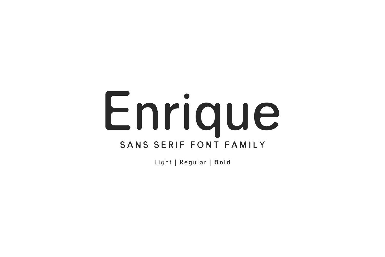 Enrique Font: Clean Sans Serif for Modern Design