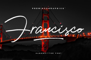 Francisco Font: Authentic Signature Texture for Branding