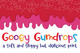 Gooey Gumdrops Font: Whimsical Branding for Small Business