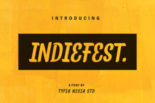 IndieFest Font: Marker Lettering for Urban Marketing