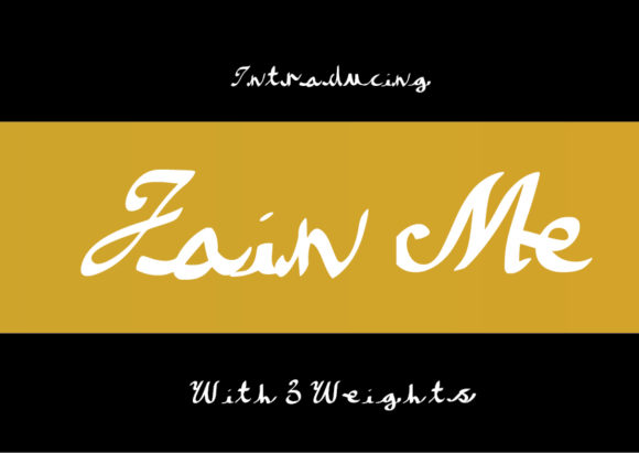 Join Me Font: Authentic Script for Editorial Design