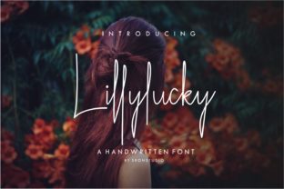 Lillylucky Font: Elegant Script for Handmade Products