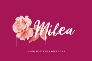Milea Font: A Hand-Brushed Script for Editorial Design