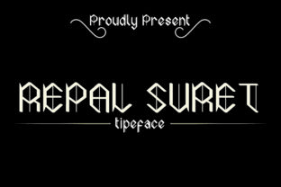 Repal Suret Font: Vintage Branding for Small Business