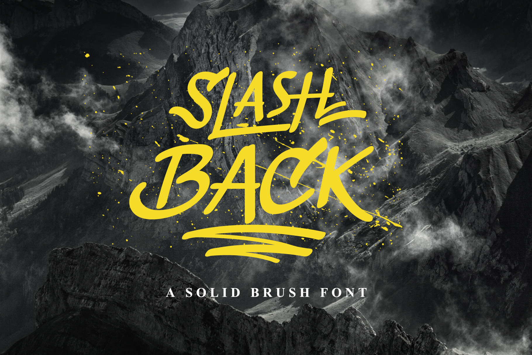 Slashback Font: Casual Brush Script for Brand Identity