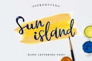 Sun Island Font Review for Handmade Labels and Branding