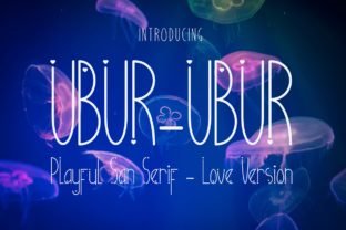 Ubur-Ubur Font: Playful Sans Serif for Digital Layouts