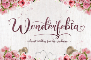 Wonderfebia Font: Springy Script for Digital Marketing